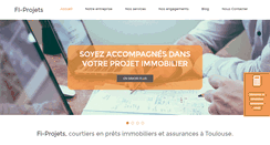 Desktop Screenshot of fi-projets.fr