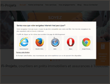 Tablet Screenshot of fi-projets.fr